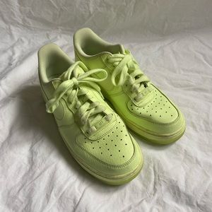 Nike Airforce 1 / Glow in the Dark / lime green